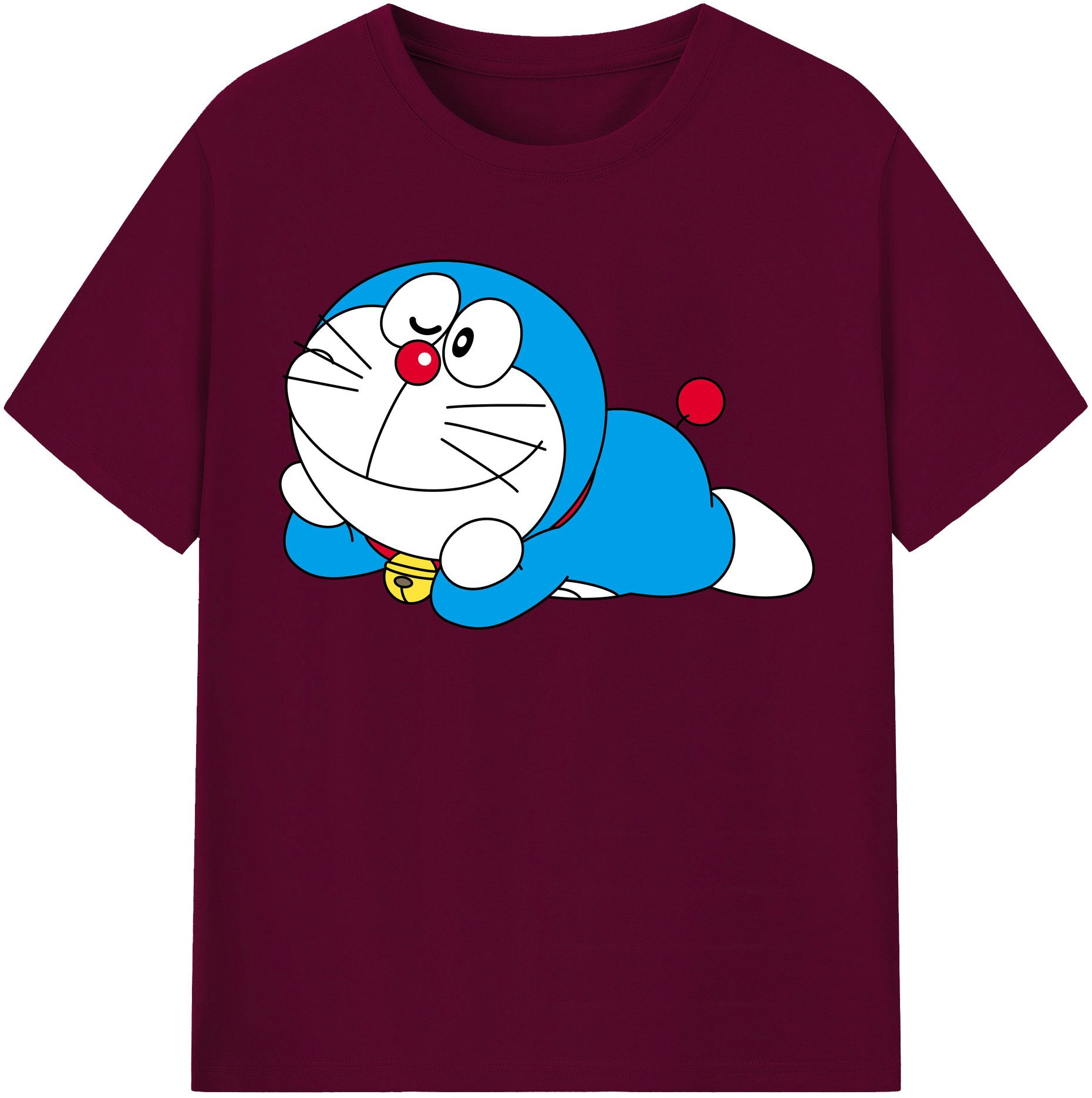 （画像用） ドラえもん Doraemon レディースカジュアルプリントTシャツ（綿100％）